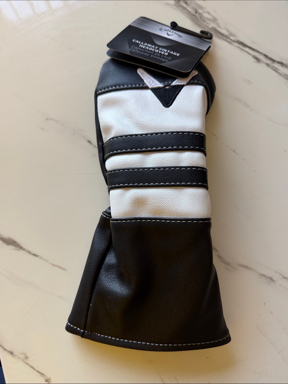 Callaway Black and White Striped Golf Headcover